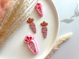 Easter Carrot Shape Collection Polymer Clay  Cutter • Fondant Cutter • Cookie Cutter