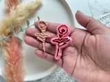 Ballerina Shape II Collection Polymer Clay  Cutter • Fondant Cutter • Cookie Cutter