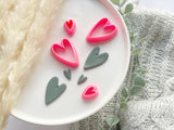 Valentines Heart Love Shape Collection Polymer Clay  Cutter | Fondant Cutter | Cookie Cutter