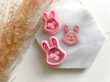 Easter Bunny Head Collection Polymer Clay  Cutter • Fondant Cutter • Cookie Cutter