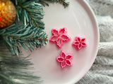 Christmas Shape Collection Poinsettia |Polymer Clay Cutter • Fondant Cutter • Cookie Cutter