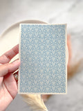 1 Sheet, Approx 13x90cm, Floral Print Water Decal Image Transfer for Polymer Clay / Ceramics