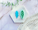 Cascading Leaf Polymer Clay  Cutter | Fondant Cutter | Cookie Cutter