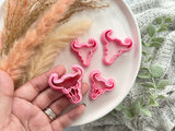 Boho Bull Shape Mystical Boho Collection Polymer Clay  Cutter • Fondant Cutter • Cookie Cutter