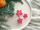Christmas Shape Collection Poinsettia |Polymer Clay Cutter • Fondant Cutter • Cookie Cutter