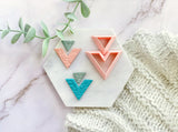 V Triangle Set Polymer Clay  Cutter | Fondant Cutter | Cookie Cutter