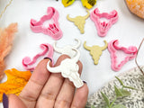 Boho Bull Shape Mystical Boho Collection Polymer Clay  Cutter • Fondant Cutter • Cookie Cutter