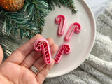 Christmas Shape Collection Christmas Village Candy Cane Lane | North Pole |Polymer Clay Cutter • Fondant Cutter • Cookie Cutter