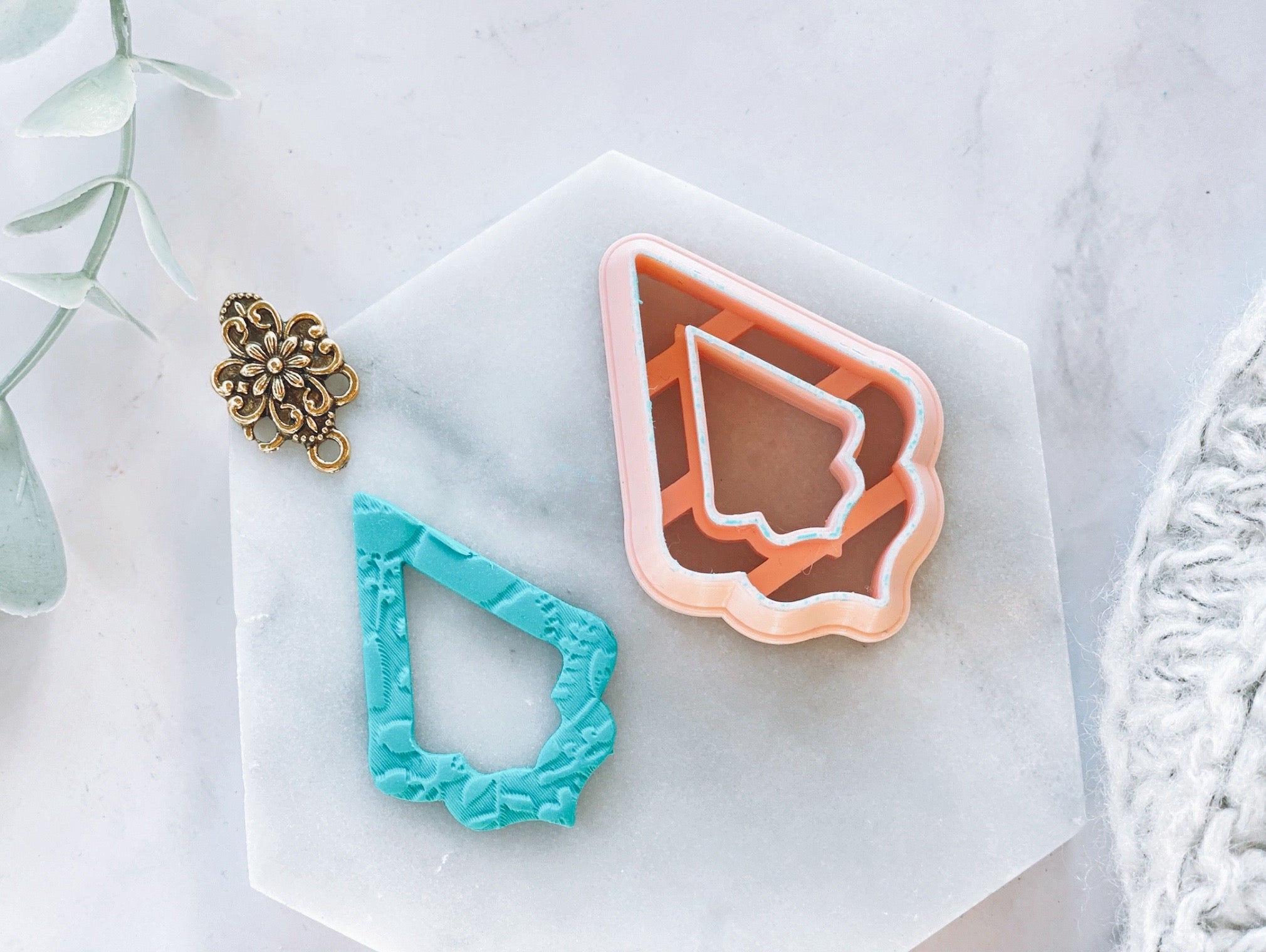 Moroccan Inspired Shape Polymer Clay  Cutter | Fondant Cutter | Cookie Cutter