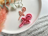 Ballerina Shape II Collection Polymer Clay  Cutter • Fondant Cutter • Cookie Cutter