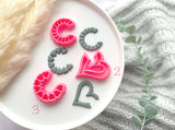 Valentines Heart Love Shape Collection Polymer Clay Cutter | Fondant Cutter | Cookie Cutter
