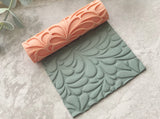 Leaves Vintage Print Texture Roller |  Polymer Clay Roller | Clay Roller