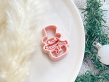 Christmas Snowman Shape Collection Polymer Clay  Cutter | Fondant Cutter | Cookie Cutter