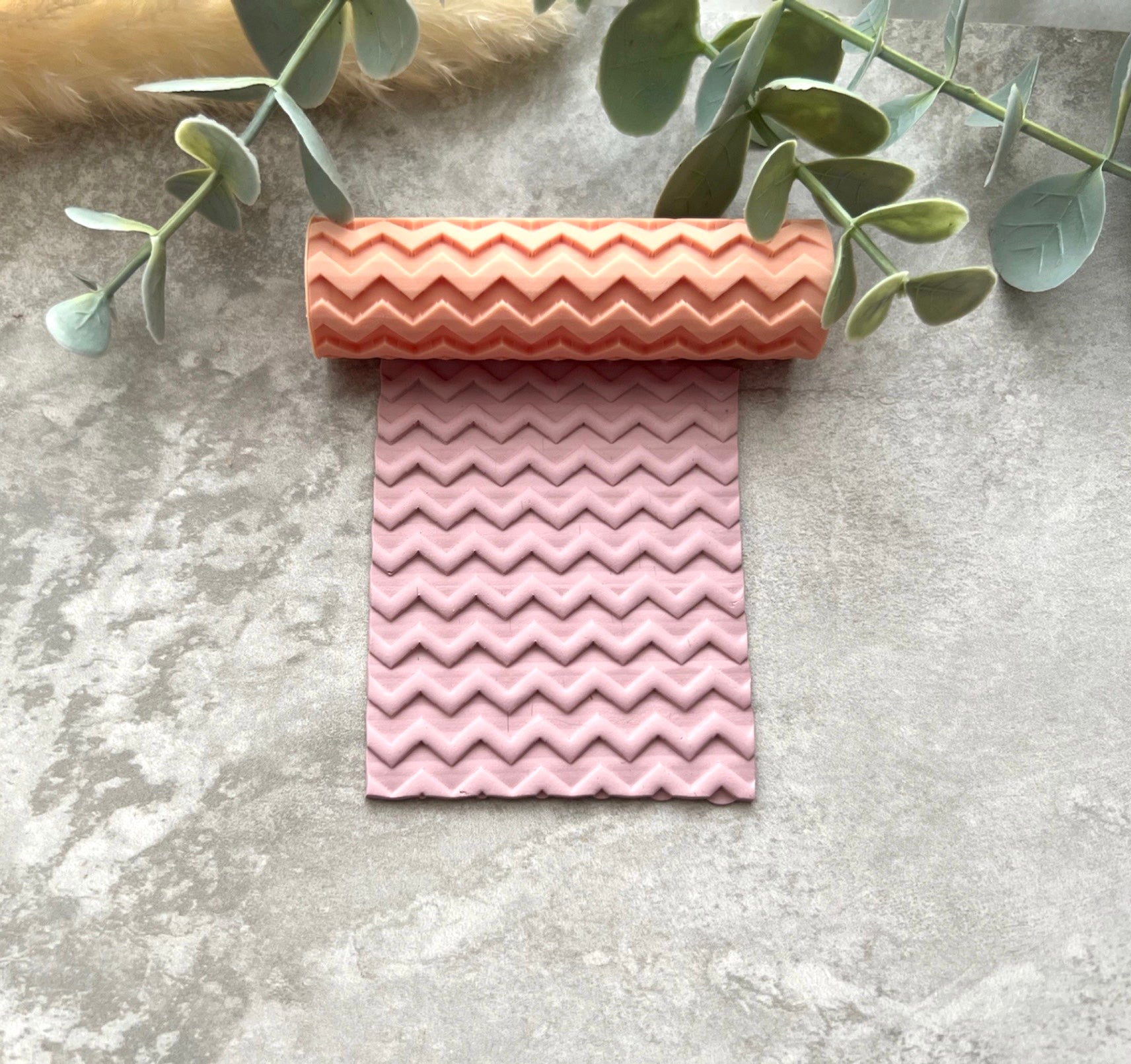 Chevron Print Texture Roller |  Polymer Clay Roller | Clay Roller
