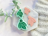 Floral Leaf Polymer Clay  Cutter | Fondant Cutter | Cookie Cutter