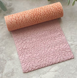 Floral Outline Print Texture Roller |  Polymer Clay Roller | Clay Roller