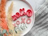 XO Shape Collection Polymer Clay  Cutter • Fondant Cutter • Cookie Cutter