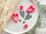 Valentines Heart Love Shape Collection Polymer Clay  Cutter | Fondant Cutter | Cookie Cutter