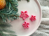 Christmas Shape Collection Poinsettia |Polymer Clay Cutter • Fondant Cutter • Cookie Cutter