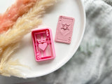 Valentines Queen of Heart Play Cards Shape Polymer Clay  Cutter • Fondant Cutter • Cookie Cutter