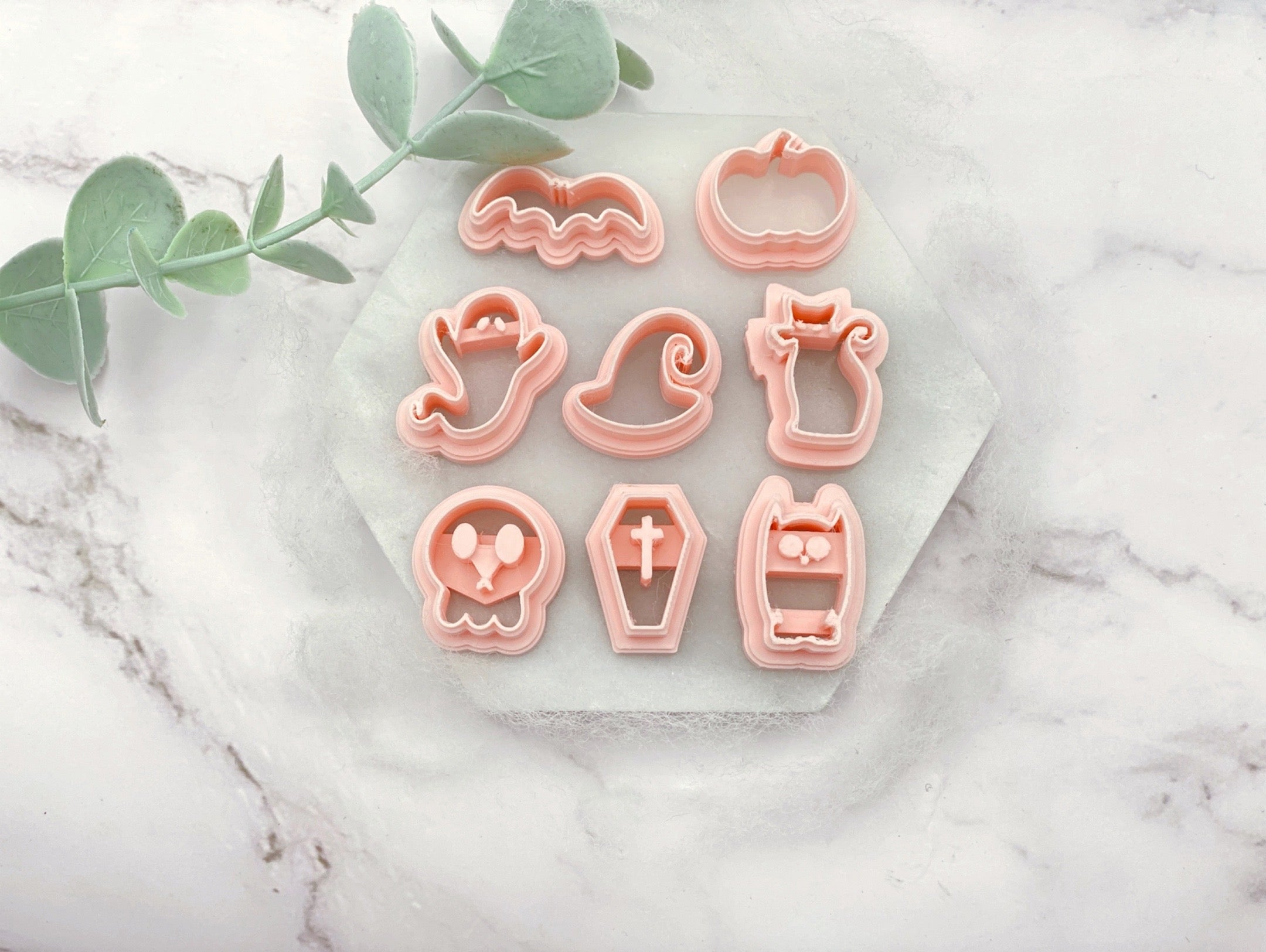 Halloween Shape Collection Stud Sizes Polymer Clay  Cutter | Fondant Cutter | Cookie Cutter