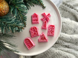 Christmas Shape Collection Christmas Village |Polymer Clay Cutter • Fondant Cutter • Cookie Cutter