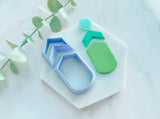 Arrow oblong Shaped Polymer Clay Cutter | Fondant Cutter | Cookie Cutter
