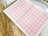1 Sheet, Approx 13x90cm, Grid Print Water Decal Image Transfer for Polymer Clay / Ceramics