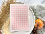 1 Sheet, Approx 13x90cm, Grid Print Water Decal Image Transfer for Polymer Clay / Ceramics