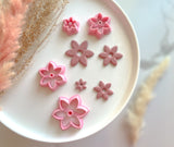 Easter Floral Shape Collection Polymer Clay  Cutter • Fondant Cutter • Cookie Cutter