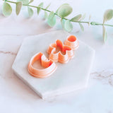 Flower & Vase Cutter Set  Polymer Clay  Cutter | Fondant Cutter | Cookie Cutter