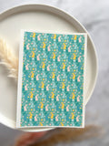 1 Sheet, Approx 13x90cm, Easter Bunny Print Water Decal Image Transfer for Polymer Clay / Ceramics