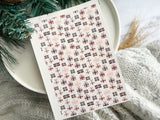 1 Sheet, Approx 13x90cm, Christmas Print Water Decal Image Transfer for Polymer Clay / Ceramics