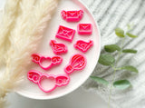 Valentines Heart Love Shape Collection Polymer Clay Cutter | Fondant Cutter | Cookie Cutter