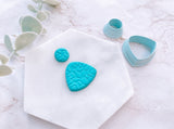 Curved Triangle and Round Shaped Set Polymer Clay  Cutter | Fondant Cutter | Cookie Cutter