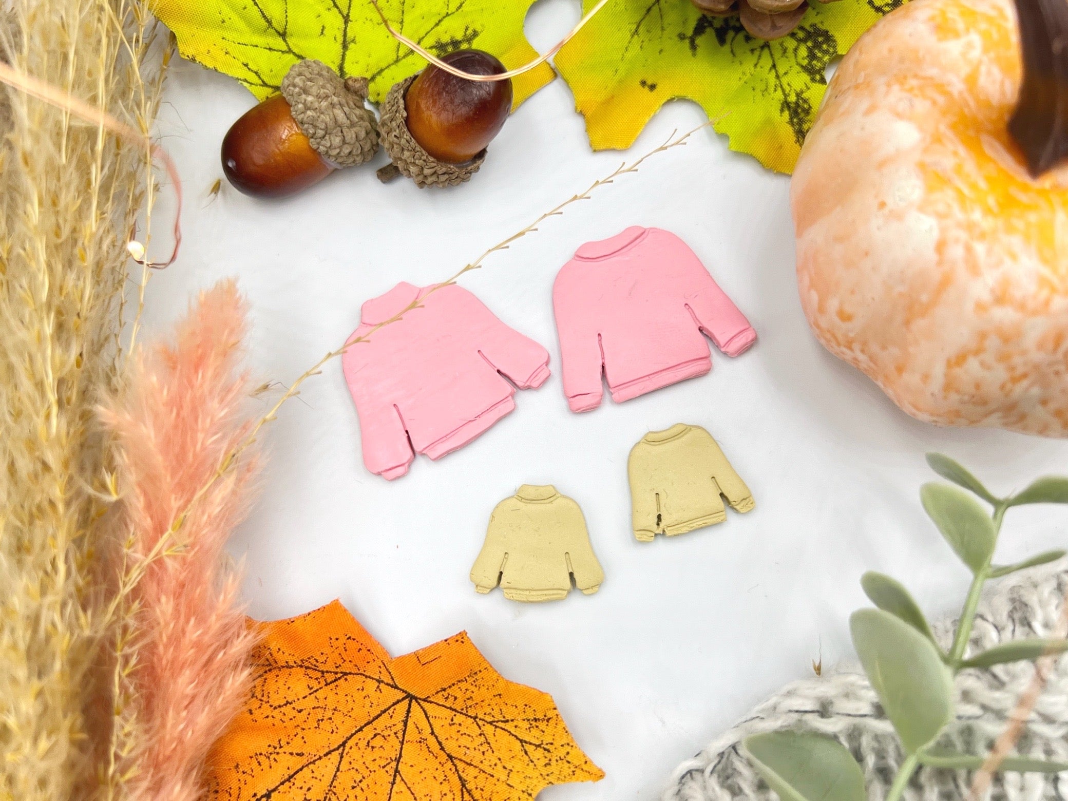 Sweater Shape Cutter Fall Collection Polymer Clay Cutter • Fondant Cutter • Cookie Cutter