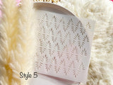 Stencil Sheet for Polymer Clay and Scrapbooking, 13x13x0.01cm