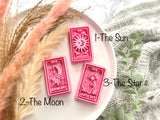 Tarot Card The Sun The Moon The Star Shape Mystical Boho Collection Polymer Clay  Cutter • Fondant Cutter • Cookie Cutter