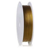 1 Roll (7meter) Copper Beading Wire Thread Cord Brass Tone 0.3mm